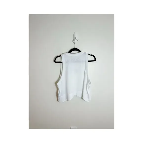 GANNI x Prince Active Mesh White Top Size XL Tops